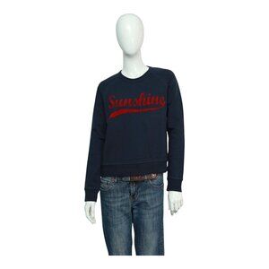 Zadig & Voltaire Blue Red Sunshine Sweatshirt Casual Top